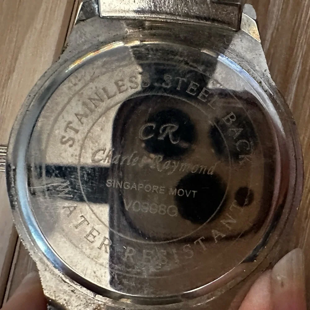 Charles Raymond 45mm Stainless Steel Watch